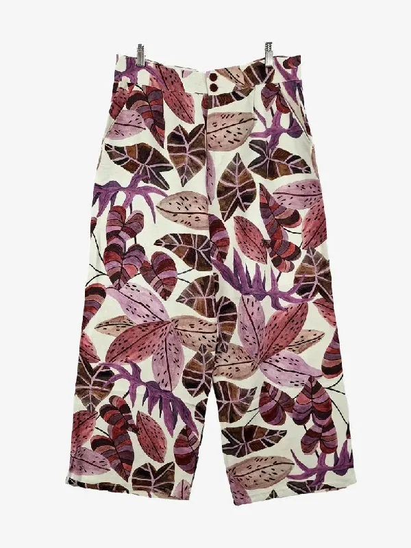 Mid-Waisted Men's JeansGorman Terrarium Pleated Wide Leg Pants Size 14