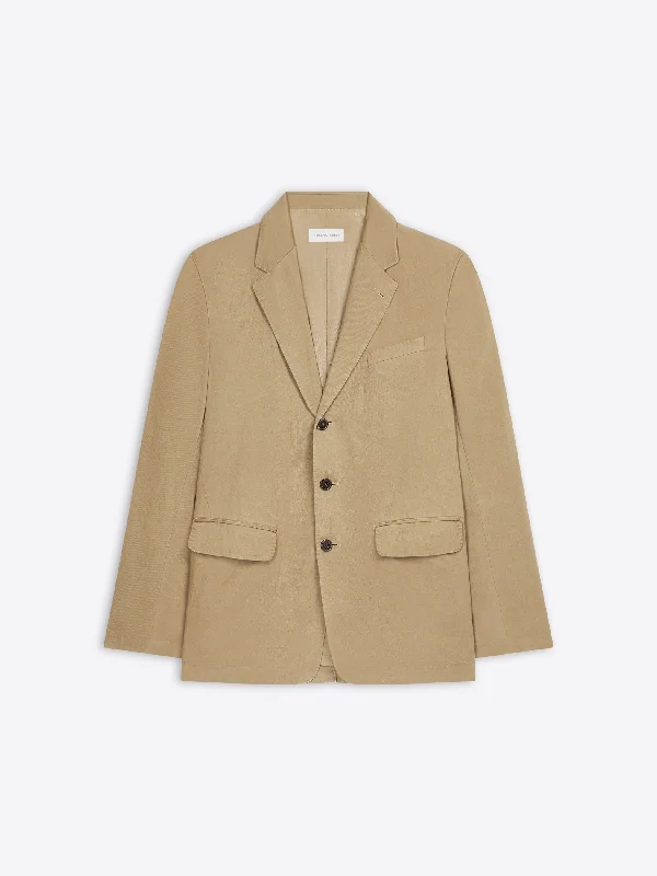Loose cotton blazer