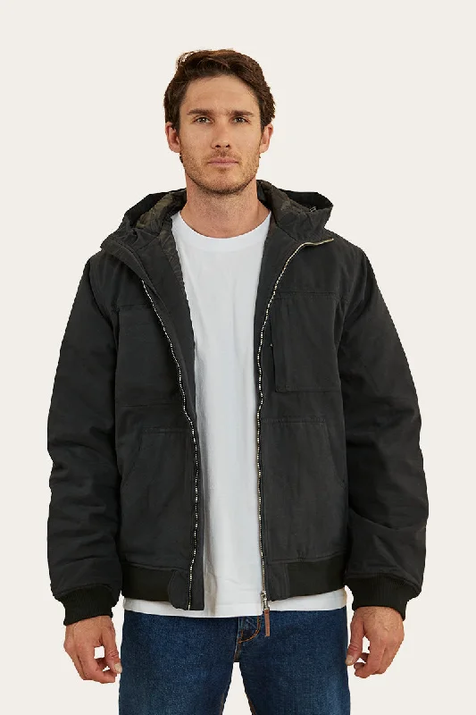 Men's Coats for SnowboardingSinclair Mens Canvas Jacket - Black