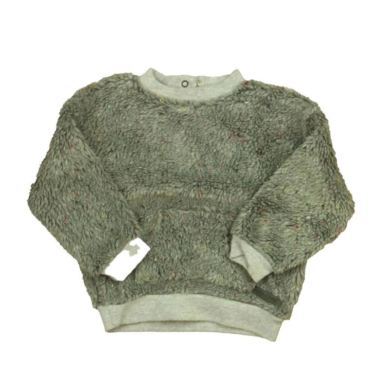 Men's Shirts with Double-Breasted DesignsMy Little Cozmo Girls Gray Sweatshirt