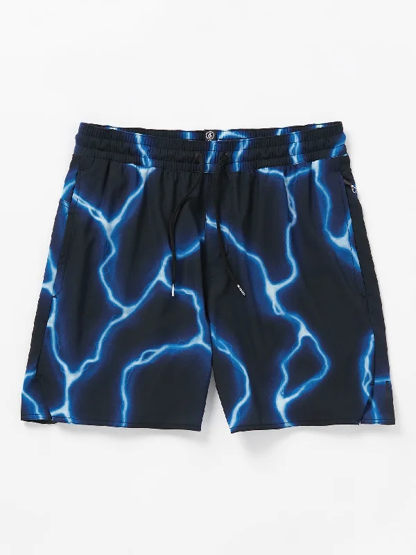 Men's Denim Shorts for SummerFeatured Artist Travis Spinks Ascender Elastic Waist Shorts - Black Men's Denim Shorts for SummerFeatured Artist Travis Spinks Ascender Elastic Waist Shorts - Black