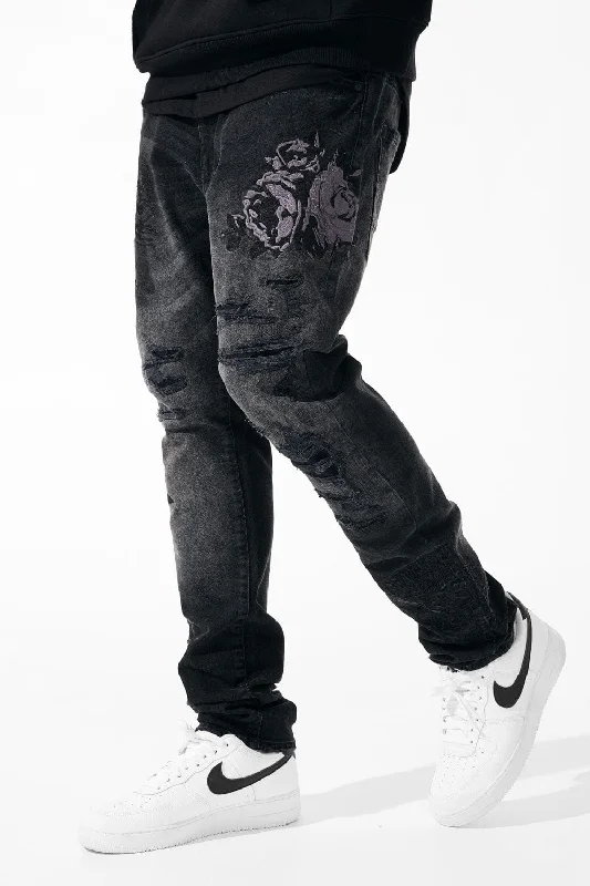 Jeans for Men with Skinny LegsSean - Eternal Darkness Denim (Black Shadow)