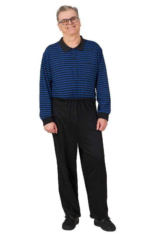 Men's Pants with Moisture-Wicking PropertiesAnti-Strip Jumpsuit - James | Blue
