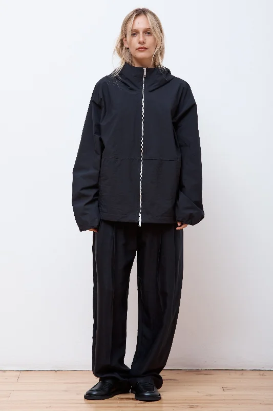 Men's Coats with Fur TrimGodwin Hooded Anorak Darkest Navy