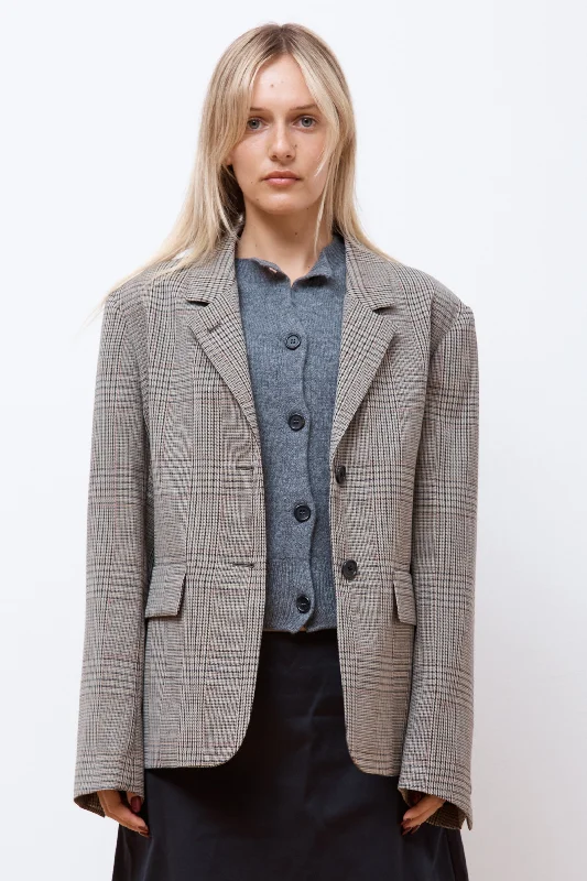 Men's Coats for BikingFlap Pocket Blazer Black / Khaki