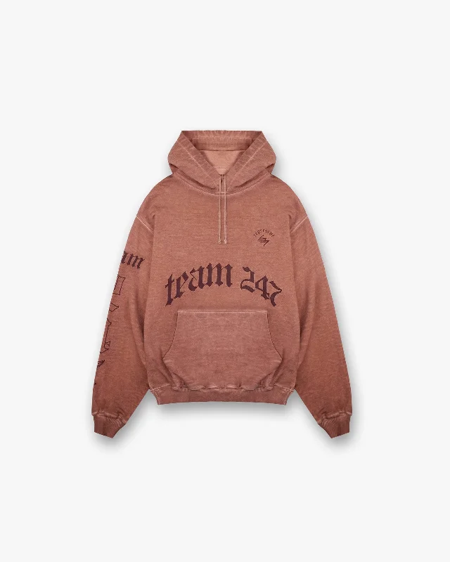 Men's Hoodies with Hidden PocketsWG247 Hoodie - Rust