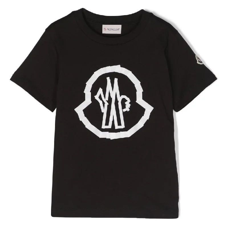 Men's Shirts with Button-Down CollarsBlack Logo T-Shirt