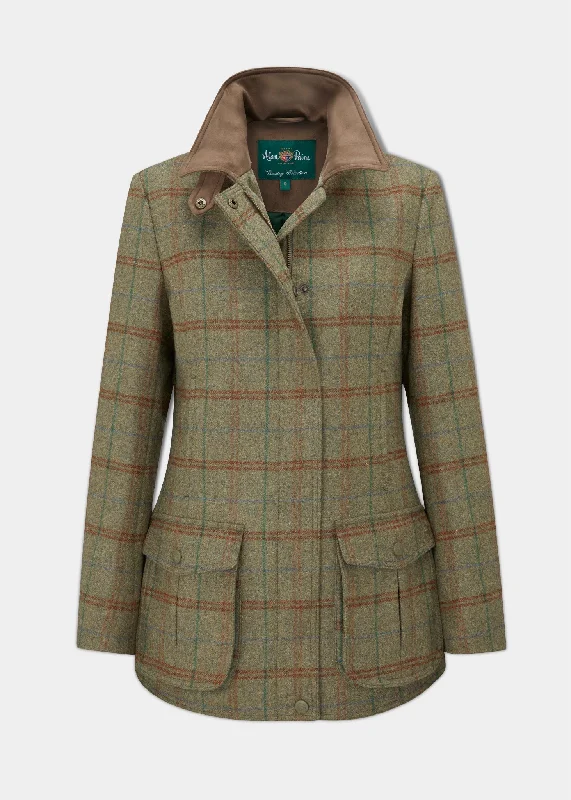 Men's Relaxed-Fit Pants for ComfortSurrey Ladies Tweed Coat In Clover - Regular Fit