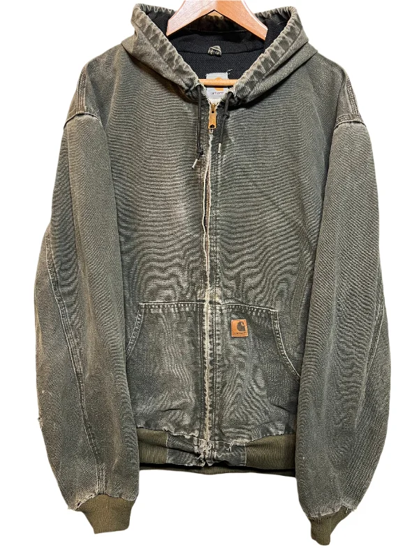 Men's Coats with Contrast StitchingCarhartt Mens Brown Jacket (Size XL)