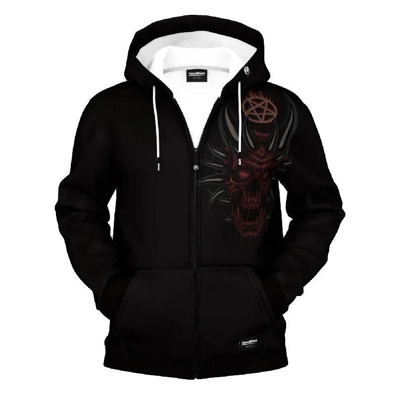 Demon Zip Up Hoodie