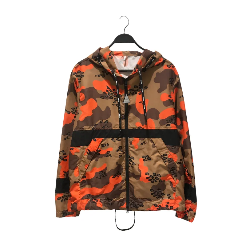 Men's Coats with Patchwork DesignsMONCLER/ADOUR GIUBBOTTO/Windbreaker/3/MLT/Polyester/Camouflage
