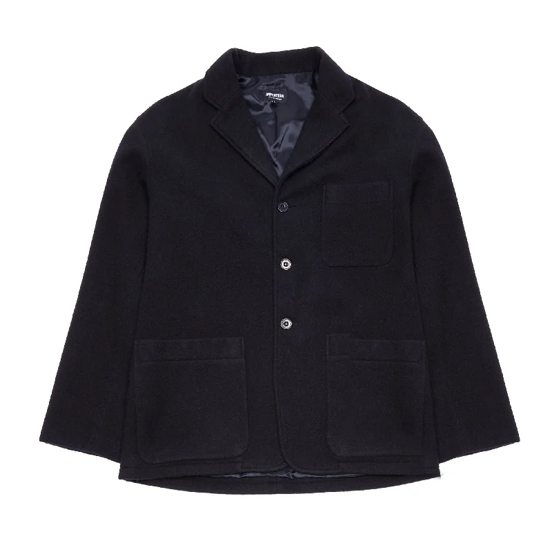 Arpenteur Fox Wool Flannel Blazer in Midnight