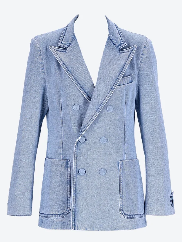 Tight fitted double breasted blazer