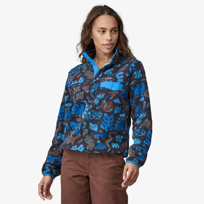 Men's Hoodies with Hidden PocketsWomen's Lightweight Synchilla Snap-T Fleece Pullover - Across Oceans: Pitch Blue Men's Hoodies with Hidden PocketsWomen's Lightweight Synchilla Snap-T Fleece Pullover - Across Oceans: Pitch Blue