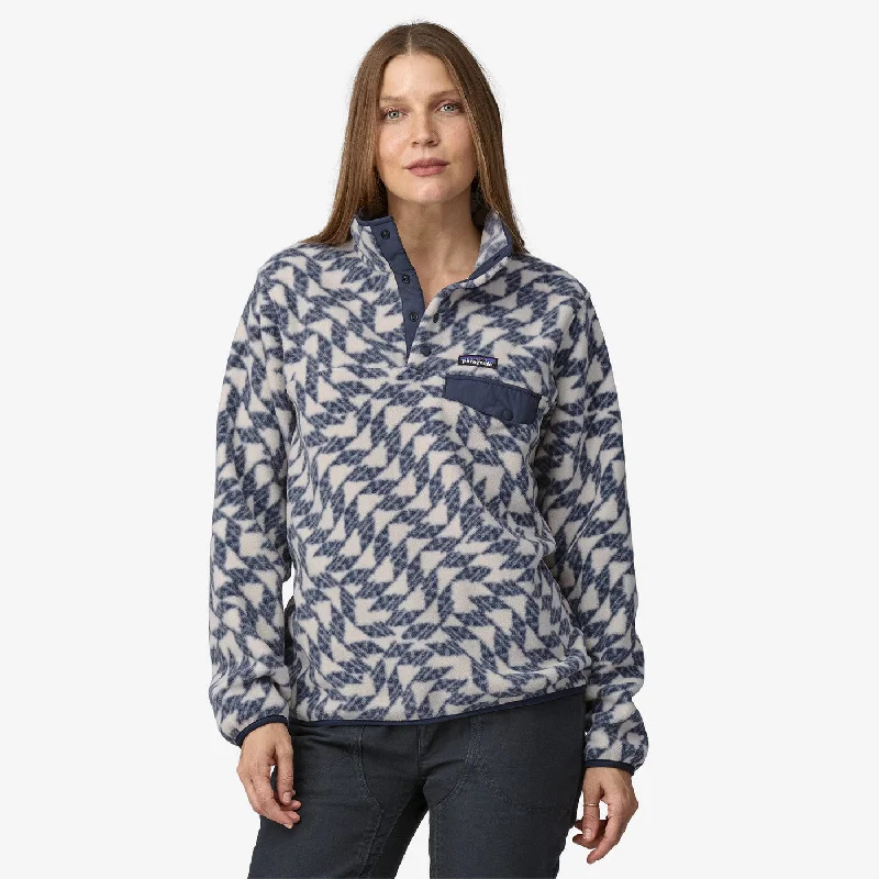 Men's Hoodies with Button-Down PocketsWomen's Lightweight Synchilla Snap-T Fleece Pullover - Synched Flight Small: Natural Men's Hoodies with Button-Down PocketsWomen's Lightweight Synchilla Snap-T Fleece Pullover - Synched Flight Small: Natural