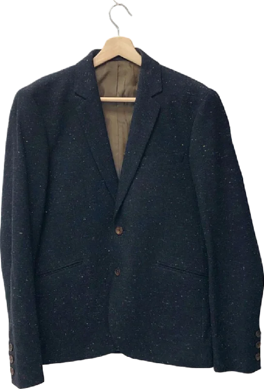 Percival Black Speckled Blazer UK 36