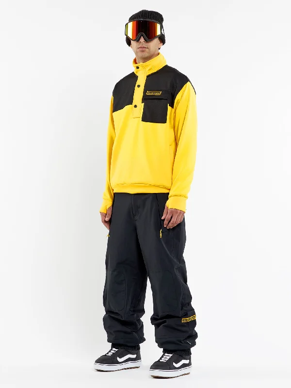 Men's Hoodies with Flannel LiningMens She 2 Pullover Fleece - Bright Yellow