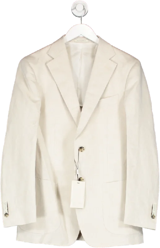 SuitSupply Cream Tailored Fit Havana Blazer BNWT Uk 48 UK XXXL