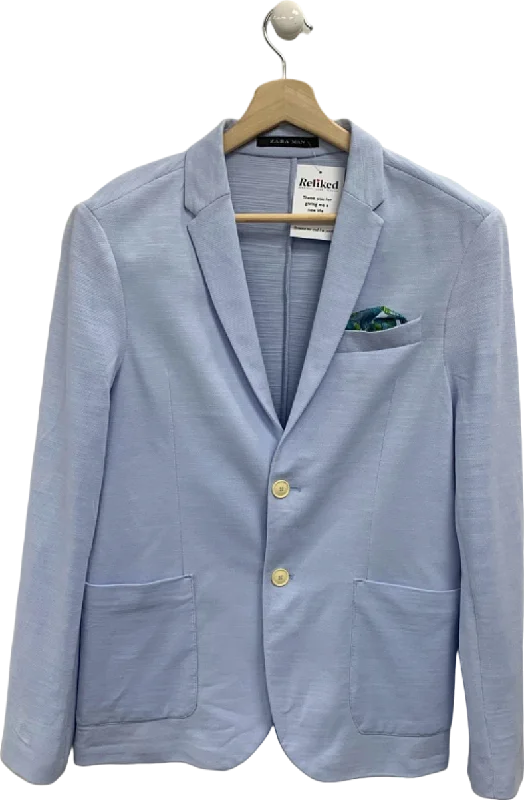 Zara Man Light Blue Blazer EU 52 UK 42" Chest