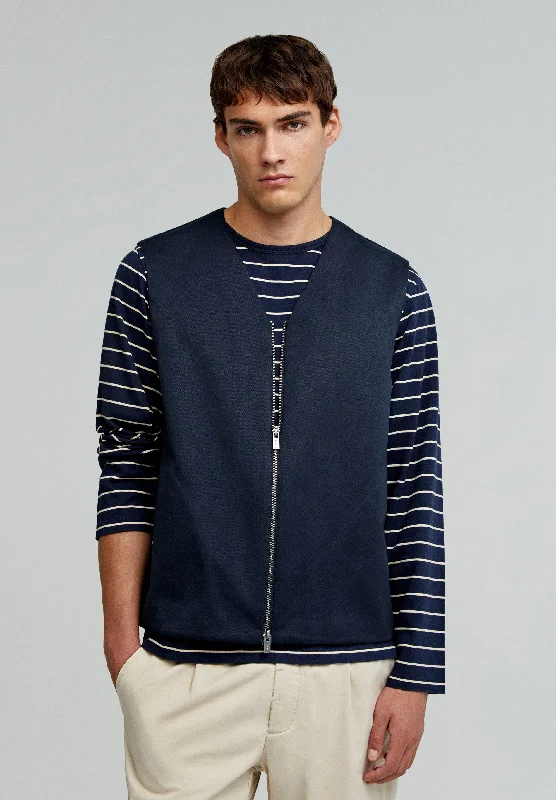 Men's Coats with Inner PocketsPREMIUM ZIPPED GILET