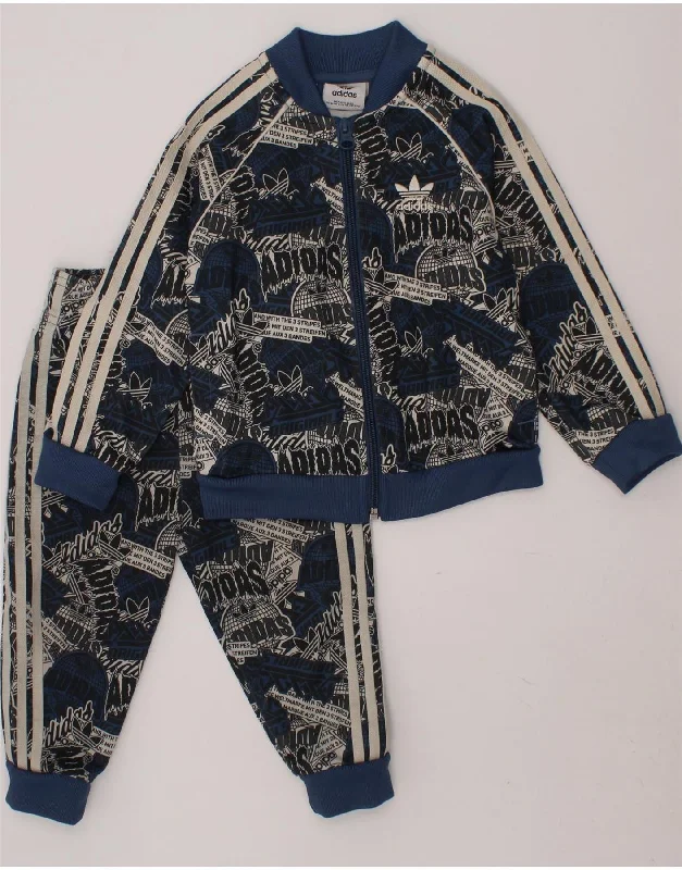 Functional Men's Ski JacketsADIDAS Baby Boys Graphic Full Tracksuit 12-18 Months  Navy Blue Polyester