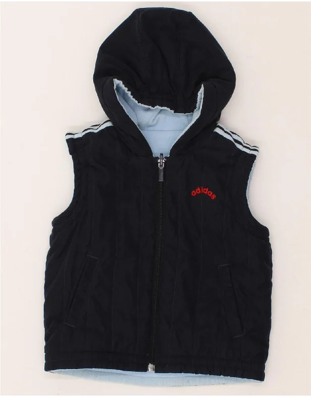 Men's Coats for Mild WeatherADIDAS Baby Boys Hooded Reversible Gilet 18-24 Months Navy Blue Men's Coats for Mild WeatherADIDAS Baby Boys Hooded Reversible Gilet 18-24 Months Navy Blue