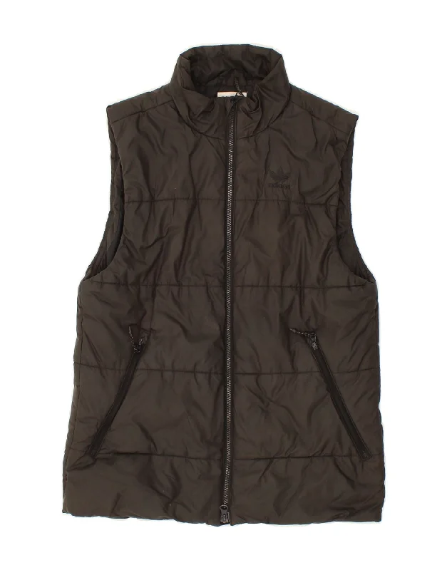 Men's Coats for Everyday WearADIDAS Mens Padded Gilet UK 36 Small Black Polyester
