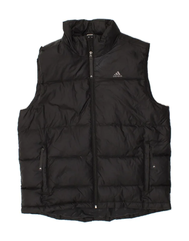 Men's Coats for TravelADIDAS Mens Padded Gilet UK 38 Medium Black
