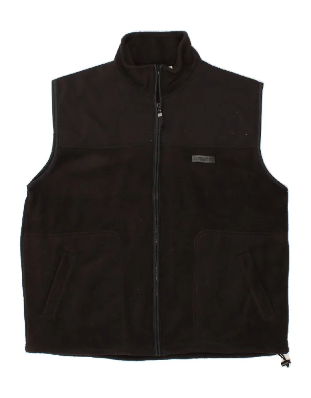Men's Coats for Rainy WeatherANGELO LITRICO Mens Fleece Gilet UK 44 2XL Black Polyester Men's Coats for Rainy WeatherANGELO LITRICO Mens Fleece Gilet UK 44 2XL Black Polyester