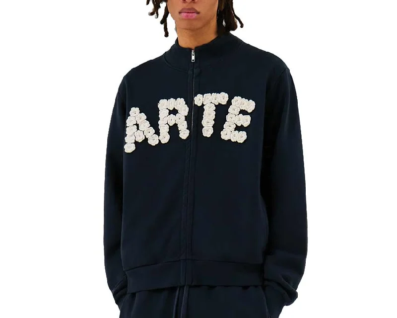 Men's Coats for All SeasonsArte Crochet Flowers Jacket