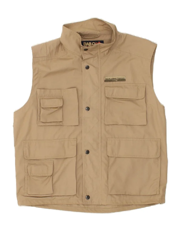 Men's Coats with Removable LiningsBAILO Mens Loose Fit Utility Gilet UK 36 Small Beige Cotton Men's Coats with Removable LiningsBAILO Mens Loose Fit Utility Gilet UK 36 Small Beige Cotton
