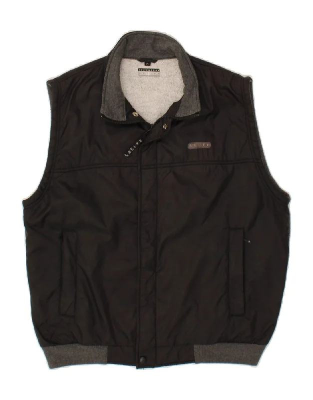 Men's Coats for Every BudgetBELFE & BELFE Mens Graphic Gilet UK 38 Medium Black Colourblock Polyester Men's Coats for Every BudgetBELFE & BELFE Mens Graphic Gilet UK 38 Medium Black Colourblock Polyester