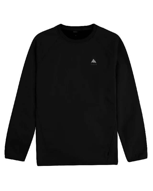 Men's Hoodies with Embroidered PatchesBurton Men's Crown Weatherproof Pullover Crewneck Fleece - True Black Men's Hoodies with Embroidered PatchesBurton Men's Crown Weatherproof Pullover Crewneck Fleece - True Black