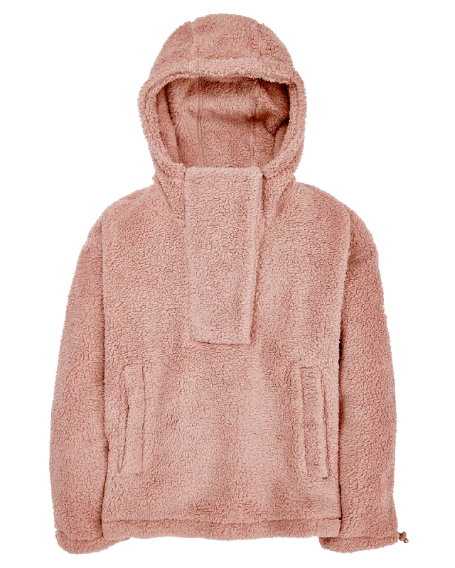 Men's Hoodies with Slim FitsBurton Women's Lemma Fleece Pullover - Powder Blush