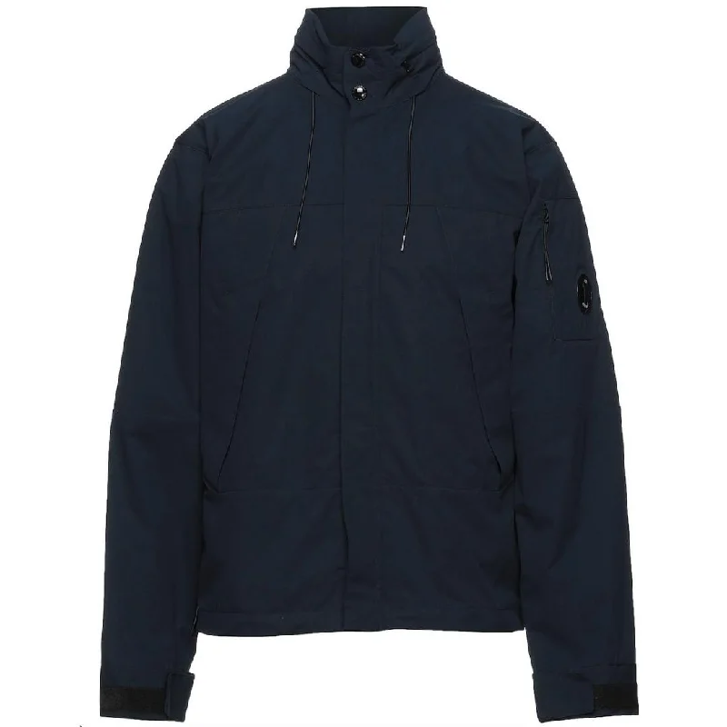 Men's Coats with Chest PocketsC P Company Pro Tek Lens Navy Blue Jacket
