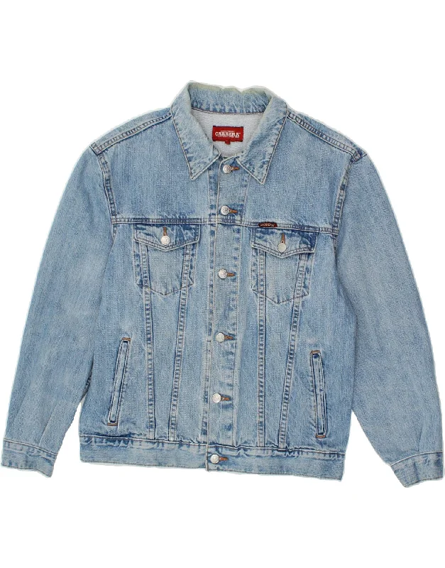 Men's Coats for SkiingCARRERA Mens Denim Jacket UK 40 Large Blue Cotton