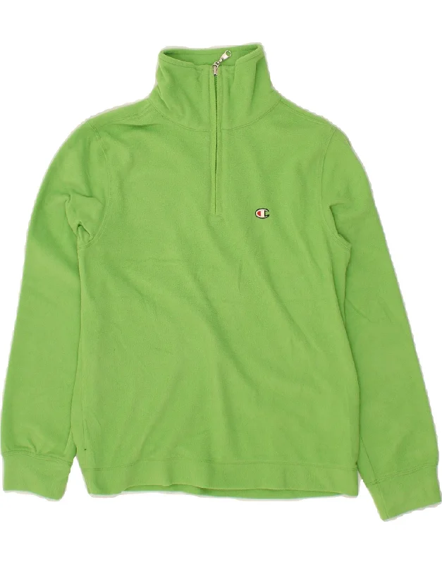 Men's Coats with LiningCHAMPION Boys Zip Neck Fleece Jumper 9-10 Years Medium Green Polyester Men's Coats with LiningCHAMPION Boys Zip Neck Fleece Jumper 9-10 Years Medium Green Polyester