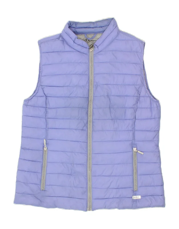 Waterproof Men's ParkasCHAMPION Mens Heritage Fit Padded Gilet IT 50 Large Purple Polyamide Waterproof Men's ParkasCHAMPION Mens Heritage Fit Padded Gilet IT 50 Large Purple Polyamide