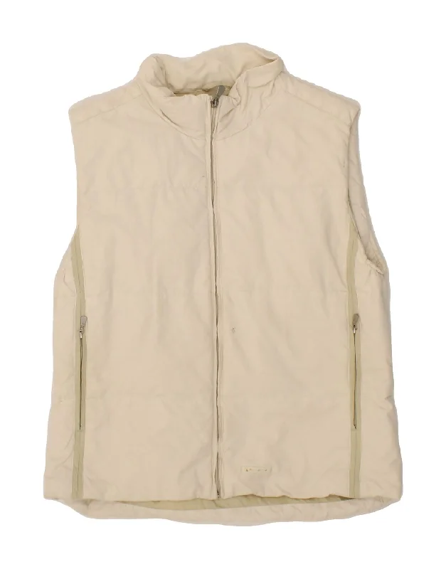 Men's Coats Made in ItalyCHAMPION Mens Padded Gilet UK 38 Medium Off White