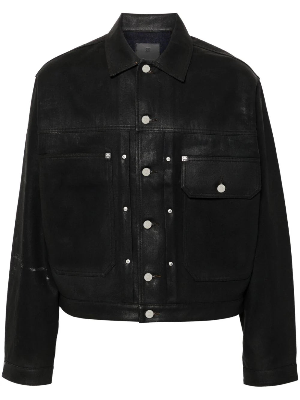 Men's Coats with VentilationCoated Denim Jacket