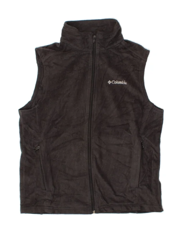 Men's Coats for Ice FishingCOLUMBIA Mens Fleece Gilet UK 38 Medium Grey Polyester