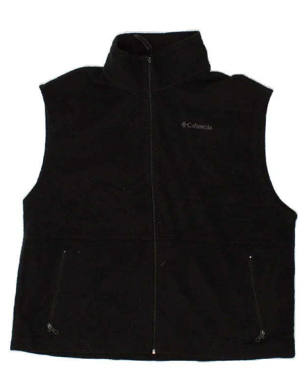 Men's Coats with Removable LiningsCOLUMBIA Mens Fleece Gilet UK 44 2XL Black Polyester Men's Coats with Removable LiningsCOLUMBIA Mens Fleece Gilet UK 44 2XL Black Polyester