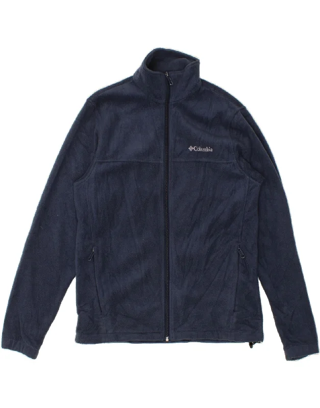 Essential Men's Puffer JacketsCOLUMBIA Mens Fleece Jacket UK 38 Medium Navy Blue Polyester