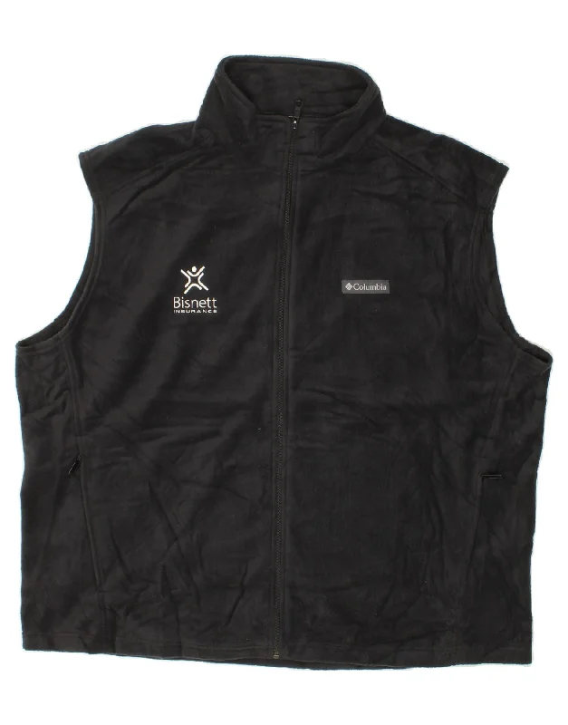 Men's Coats for Everyday WearCOLUMBIA Mens Graphic Fleece Gilet UK 44 2XL Black Polyester Men's Coats for Everyday WearCOLUMBIA Mens Graphic Fleece Gilet UK 44 2XL Black Polyester