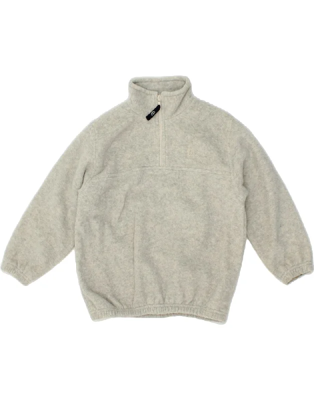Comfortable Men's ParkasCONTE OF FLORENCE Boys Zip Neck Fleece Jumper 12-13 Years Grey Polyester Comfortable Men's ParkasCONTE OF FLORENCE Boys Zip Neck Fleece Jumper 12-13 Years Grey Polyester