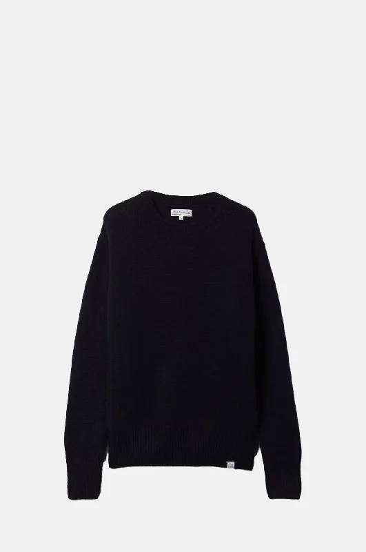 Men's Hoodies with Screen-Printed GraphicsCrew Pullover Dark Navy