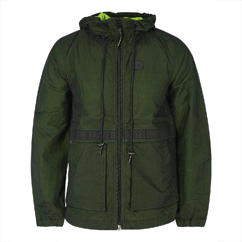 Men's Coats with Quick-Dry FabricDiesel J-Hisami Green Jacket