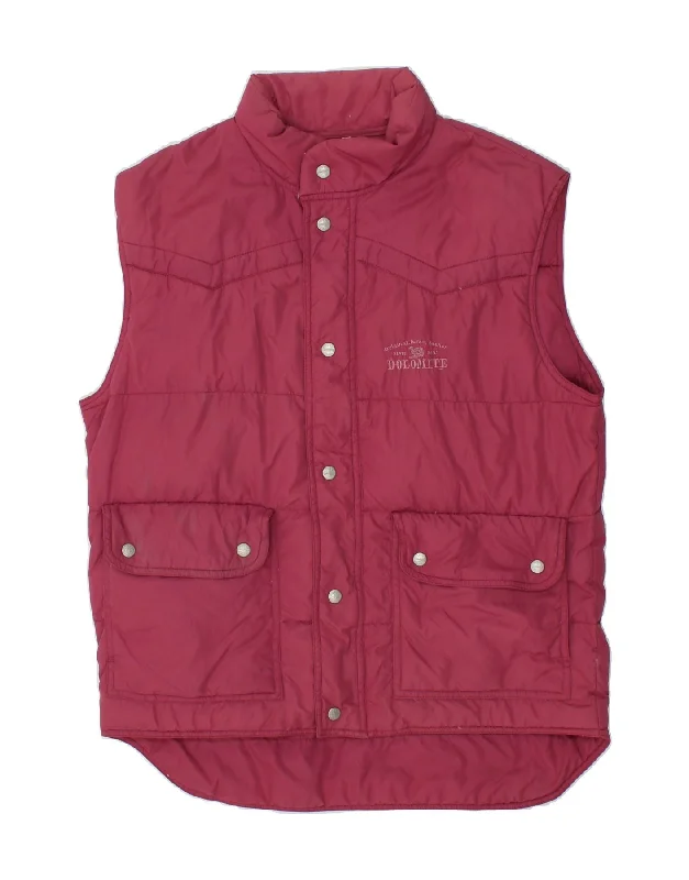 Men's Coats for Cold WeatherDOLOMITE Mens Padded Gilet UK 36 Small Burgundy
