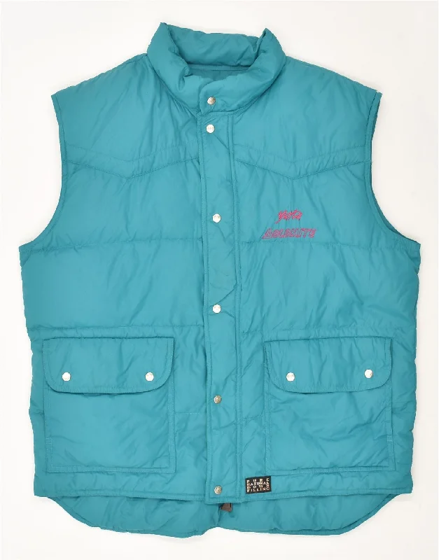 Best Men's Leather CoatsDOLOMITE Mens Vintage Padded Gilet UK 38 Medium Blue