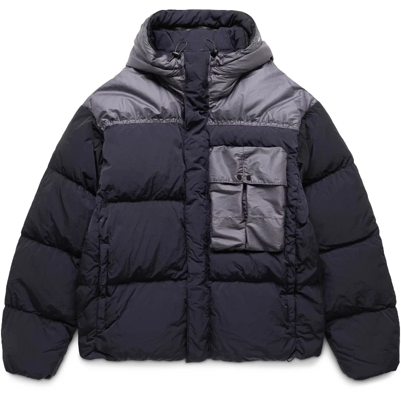 Men's Coats for Short MenECO CHROME-R MIXED GOGGLE DOWN JACKET